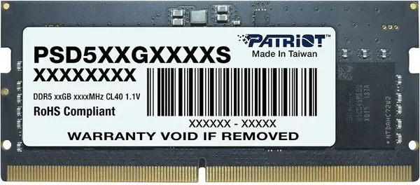 Изображение товара Оперативная память DDR5 Patriot PSD516G520081S