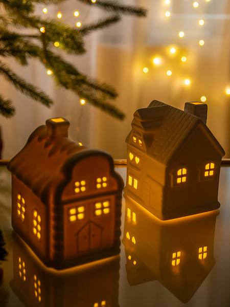 Изображение товара Ночник Лючия Фарфоровый Домик 03 / 185-03 (белый)