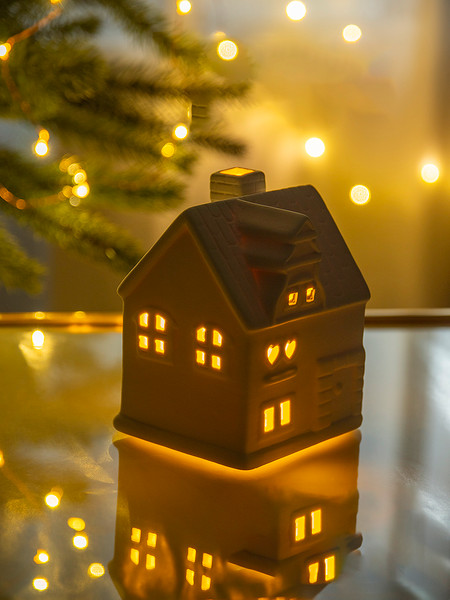 Изображение товара Ночник Лючия Фарфоровый Домик 05 / 185-05 (белый)