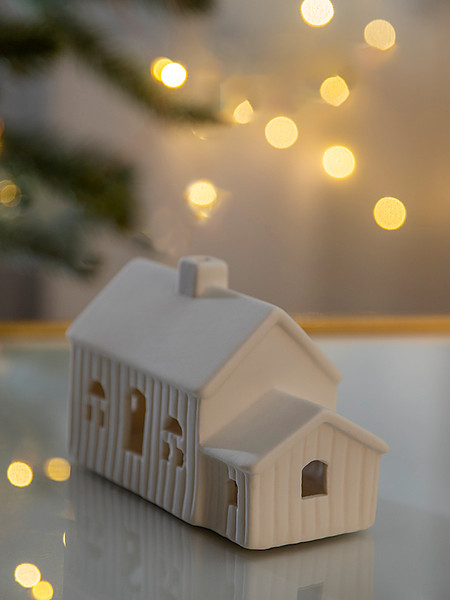 Изображение товара Ночник Лючия Фарфоровый Домик 09 / 185-09 (белый)