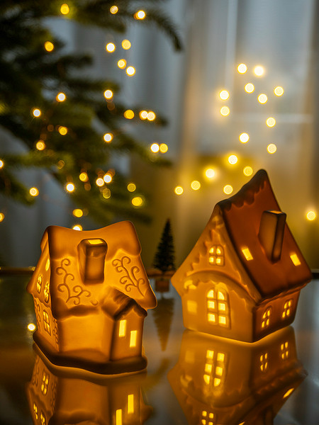 Изображение товара Ночник Лючия Зимняя Избушка 01 / 186-01 (белый)