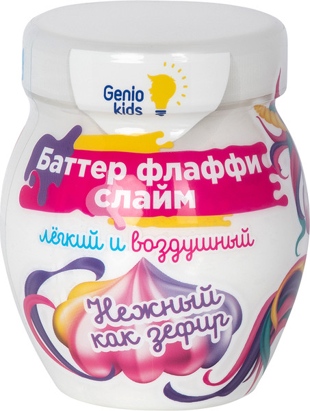Изображение товара Слайм Genio Kids Мялка-жмялка Зефирная / LIZ13