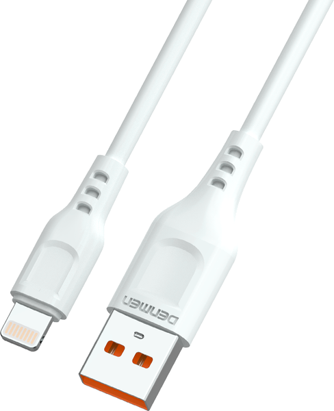 Изображение товара Кабель Denmen D23L Lightning (2м, белый)