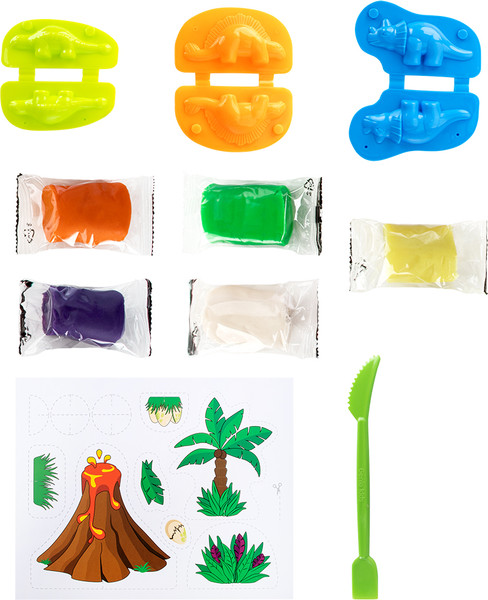 Изображение товара Набор для лепки Genio Kids Динозавры / TA2038