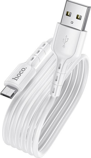 Изображение товара Кабель Hoco DU01 Micro (1м, белый)