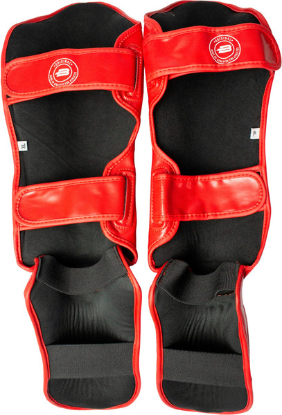 Изображение товара Защита голень-стопа для единоборств BoyBo Knock Out IK-34 (M, красный)