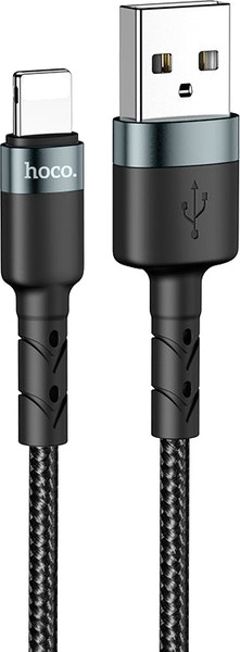 Изображение товара Кабель Hoco DU46 Lightning (1м, черный)