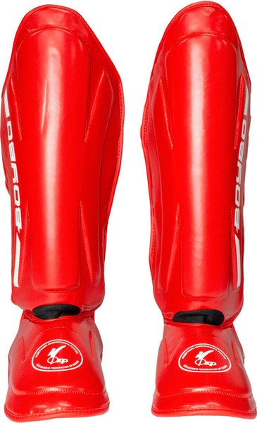 Изображение товара Защита голень-стопа для единоборств BoyBo Knock Out IK-34 (XL, красный)