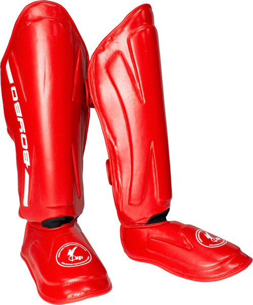 Изображение товара Защита голень-стопа для единоборств BoyBo Knock Out IK-34 (XL, красный)