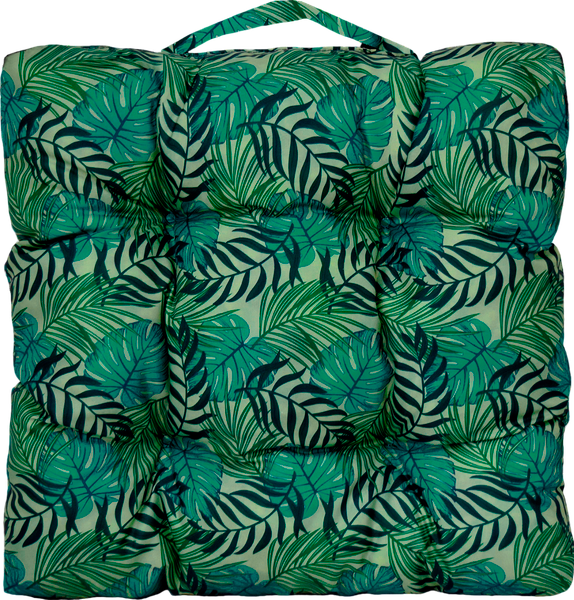 Изображение товара Подушка для садовой мебели Smart Textile Пикник 40x40 / ST4816 (поролоновая крошка, монстера)