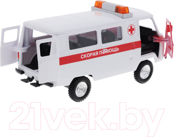 Изображение товара Автомобиль игрушечный Технопарк Скорая помощь УАЗ 452 / CT12-427-1