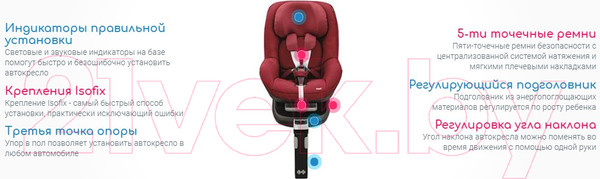 Изображение товара Автокресло Maxi-Cosi Pearl (Nomad Red)