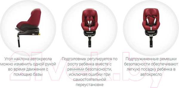 Изображение товара Автокресло Maxi-Cosi Pearl (Nomad Red)