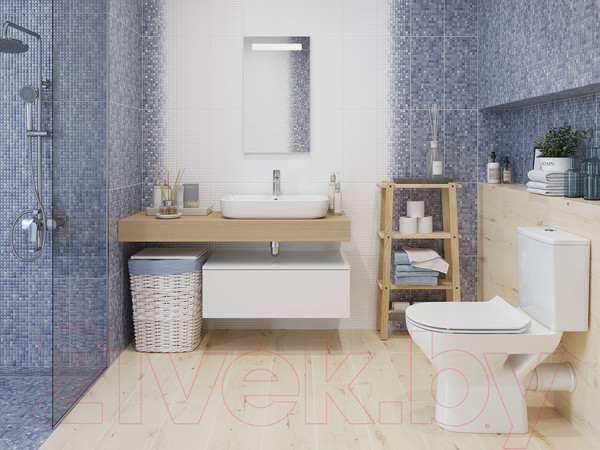 Изображение товара Плитка Cersanit Hammam HAG051D Рельеф (200x440, белый)