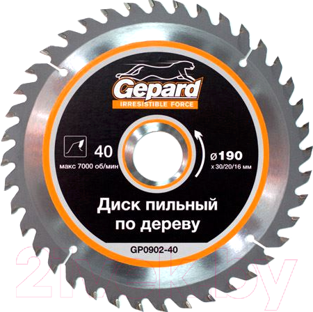 Изображение товара Пильный диск Gepard GP0902-40