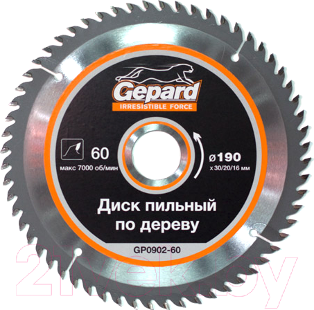Изображение товара Пильный диск Gepard GP0902-60
