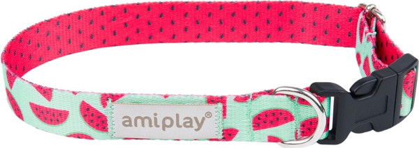 Изображение товара Ошейник Ami Play Регулируемый (S, Watermelon)