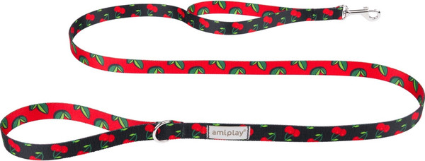 Изображение товара Поводок Ami Play 150x1.5см (S, Cherry)