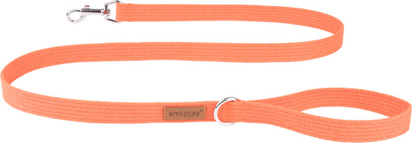 Изображение товара Поводок Ami Play 140x3см (XL, оранжевый)
