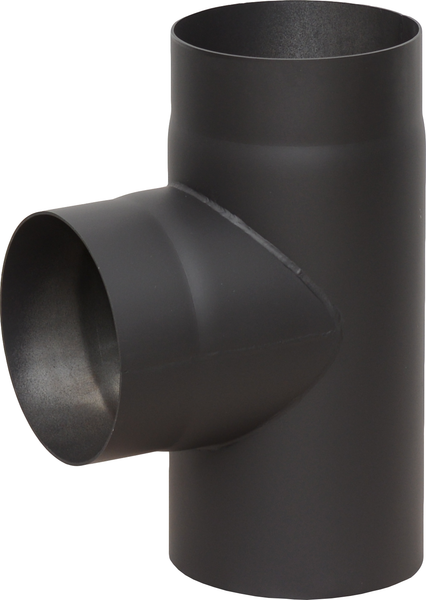 Изображение товара Тройник для дымохода КПД 90 2мм ф200 (черный)