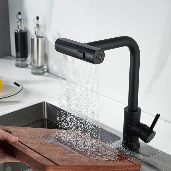 Изображение товара Смеситель Shevanik S263H (черный)