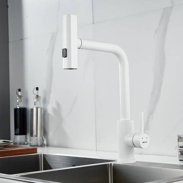 Изображение товара Смеситель Shevanik S263C (белый)