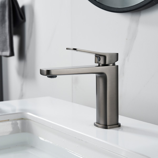 Изображение товара Смеситель Shevanik S9901T (оружейная сталь)