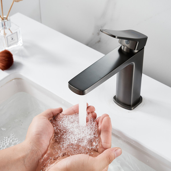 Изображение товара Смеситель Shevanik S9901T (оружейная сталь)