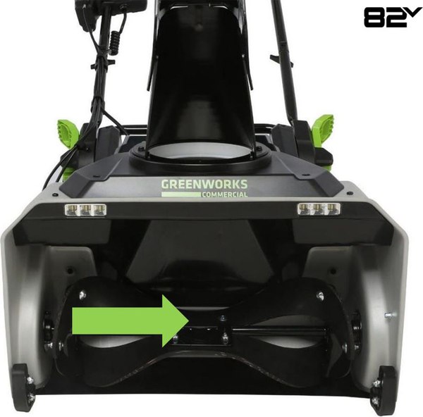 Изображение товара Снегоуборщик аккумуляторный Greenworks 82SN22 / 2603307