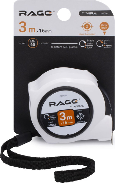 Изображение товара Рулетка Vira 3м 16мм / 100056