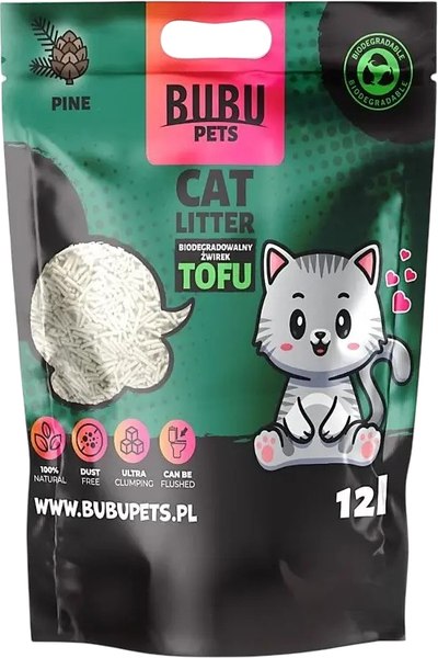 Изображение товара Наполнитель для туалета Bubu Pets Tofu Pine (5кг/12л)