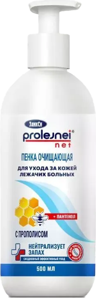 Изображение товара Пенка для тела ЭликСи Prolejnei Net Очищающая с прополисом (500мл)