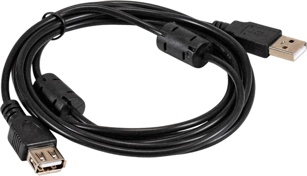 Изображение товара Удлинитель кабеля ExeGate EX-CCF-USB2-AMAF-2.0F / EX294762RUS (2м)