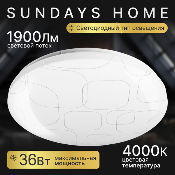 Изображение товара Потолочный светильник Sundays Home 240924-1 / 5702