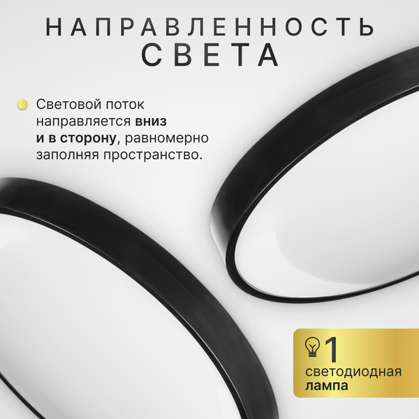 Изображение товара Потолочный светильник Sundays Home 240924-13 / 5764 (черный)