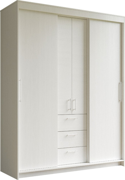 Изображение товара Шкаф Евва Престиж без зеркал ПР-4D2Z3S (бодега белый)