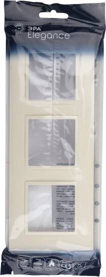 Изображение товара Рамка для выключателей и розеток ЭРА Elegance 14-5013-02 Classic / Б0060582 (слоновая кость)