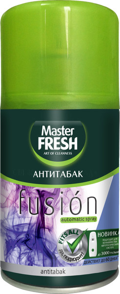 Изображение товара Сменный блок для освежителя воздуха Master Fresh Антитабак (250мл)