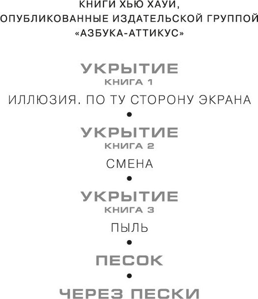 Изображение товара Книга Азбука Укрытие. Книга 1. Иллюзия, твердая обложка (Хауи Хью)