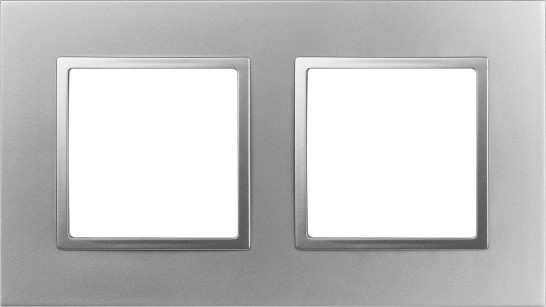 Изображение товара Рамка для выключателей и розеток ЭРА Elegance 14-5012-03 Classic / Б0060578 (алюминий)