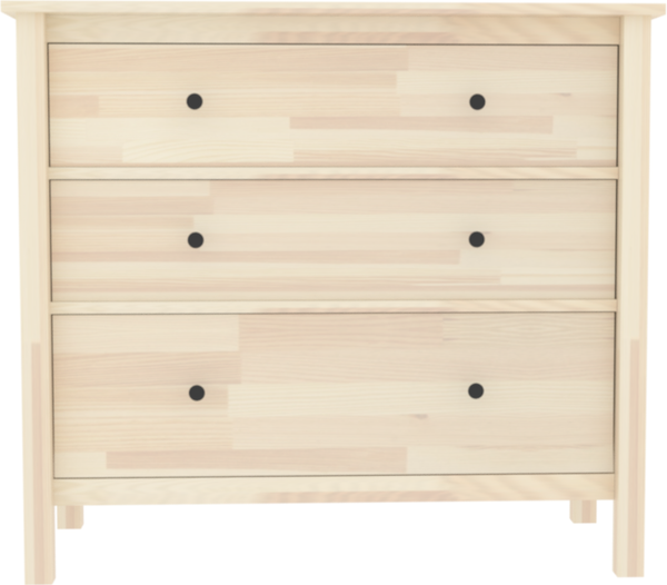 Изображение товара Комод ФанДОК С 3 ящиками Ф-156.15-01 (лак)