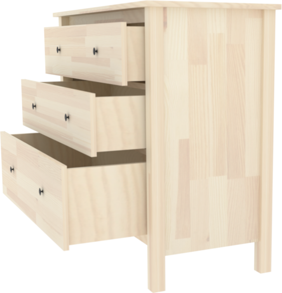 Изображение товара Комод ФанДОК С 3 ящиками Ф-156.15-01 (лак)