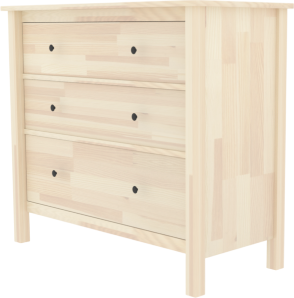 Изображение товара Комод ФанДОК С 3 ящиками Ф-156.15-01 (лак)