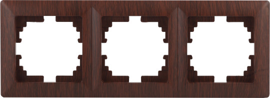 Изображение товара Рамка для выключателей и розеток INTRO Solo 4-503-10 / Б0043422 (венге)