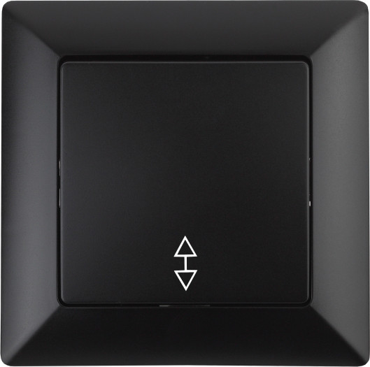 Изображение товара Выключатель INTRO Solo 4-103-05 / Б0053581 (антрацит)