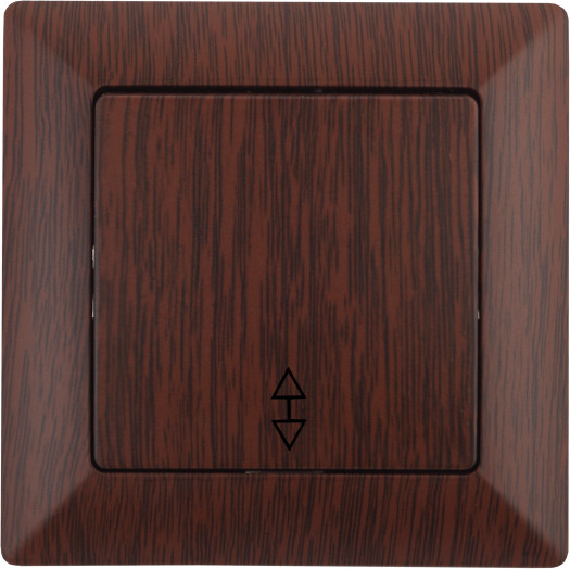 Изображение товара Выключатель INTRO Solo 4-103-10 / Б0053583 (венге)