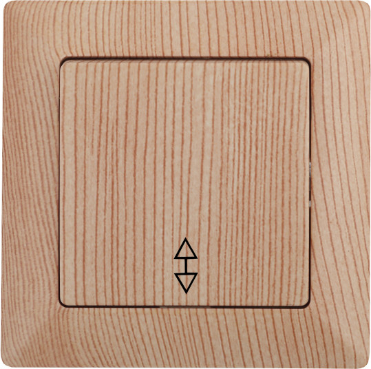 Изображение товара Выключатель INTRO Solo 4-103-11 / Б0043283 (сосна)