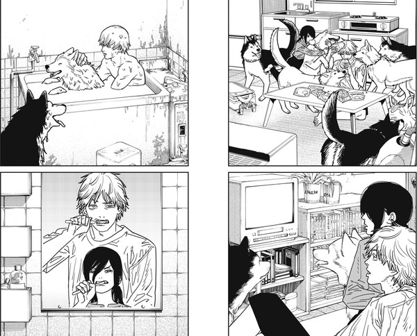 Изображение товара Манга Азбука Человек-бензопила. Книга 11. Простое счастье, твердая обложка (Фудзимото Тацуки)