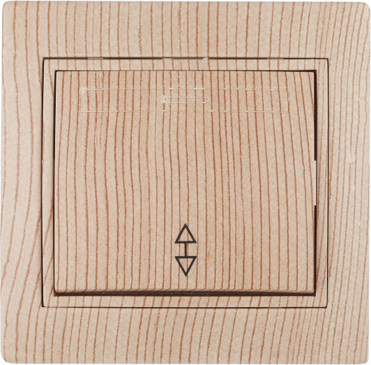 Изображение товара Выключатель INTRO Plano 1-103-11 / Б0053756 (сосна)