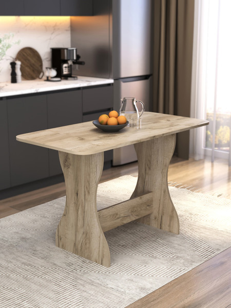 Изображение товара Обеденный стол Артём-Мебель Лея СН 130.05 (дуб крафт серый)